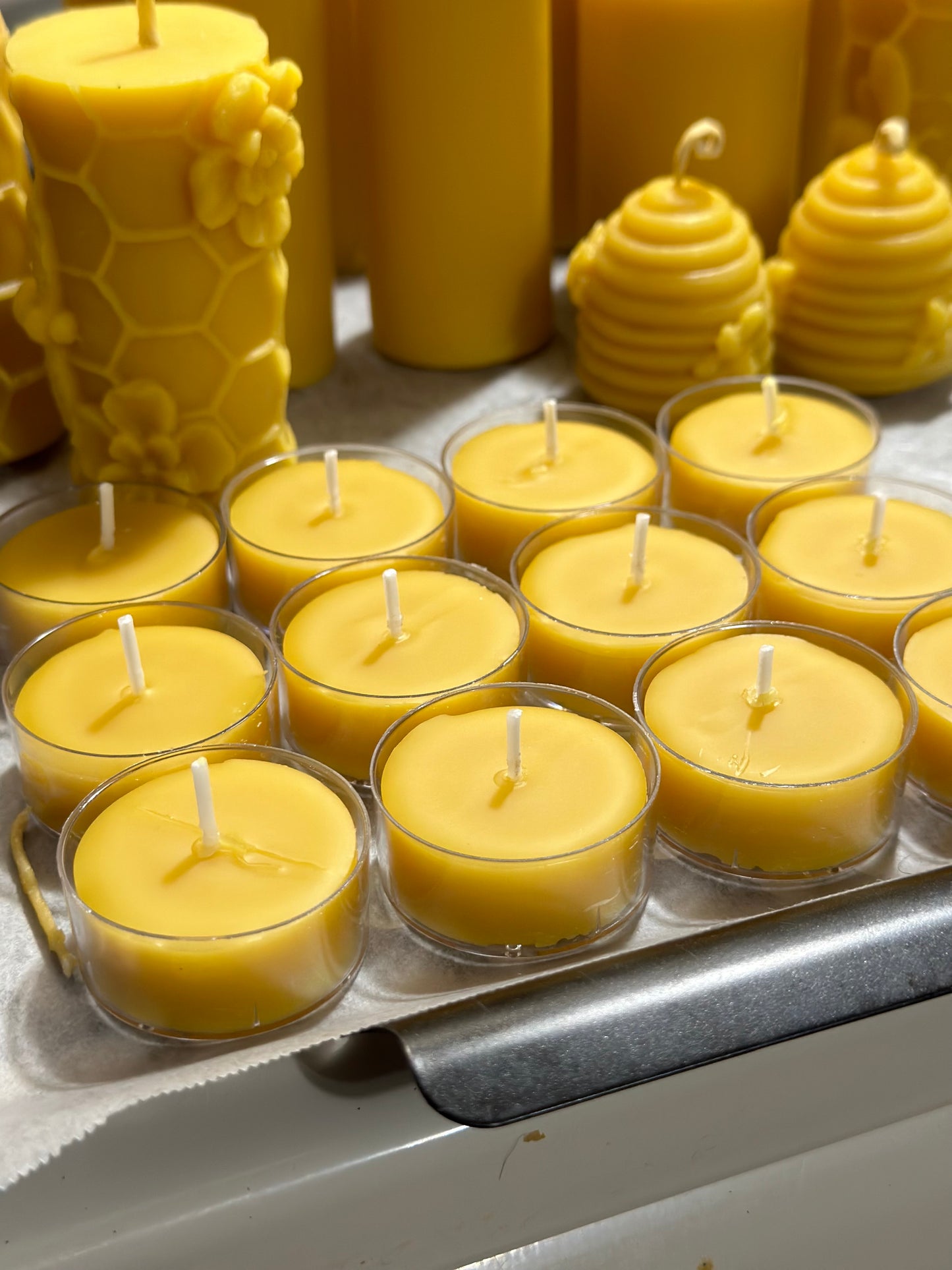 4ct Beeswax Tealights