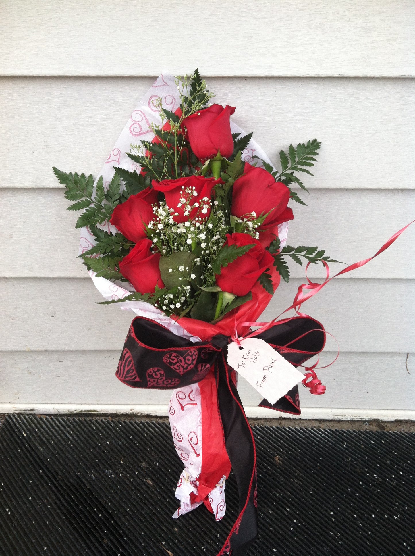 The Classic 1/2 Dz Roses Bouquet in VASE
