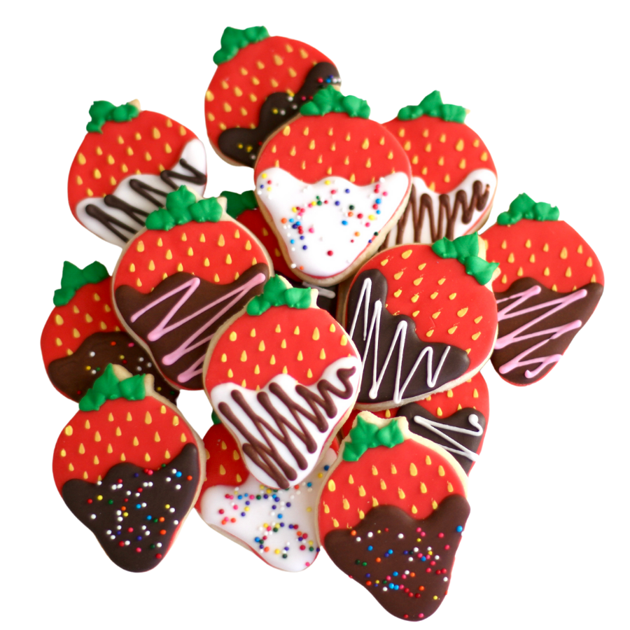 Chocolate Covered Strawberry COOKIES