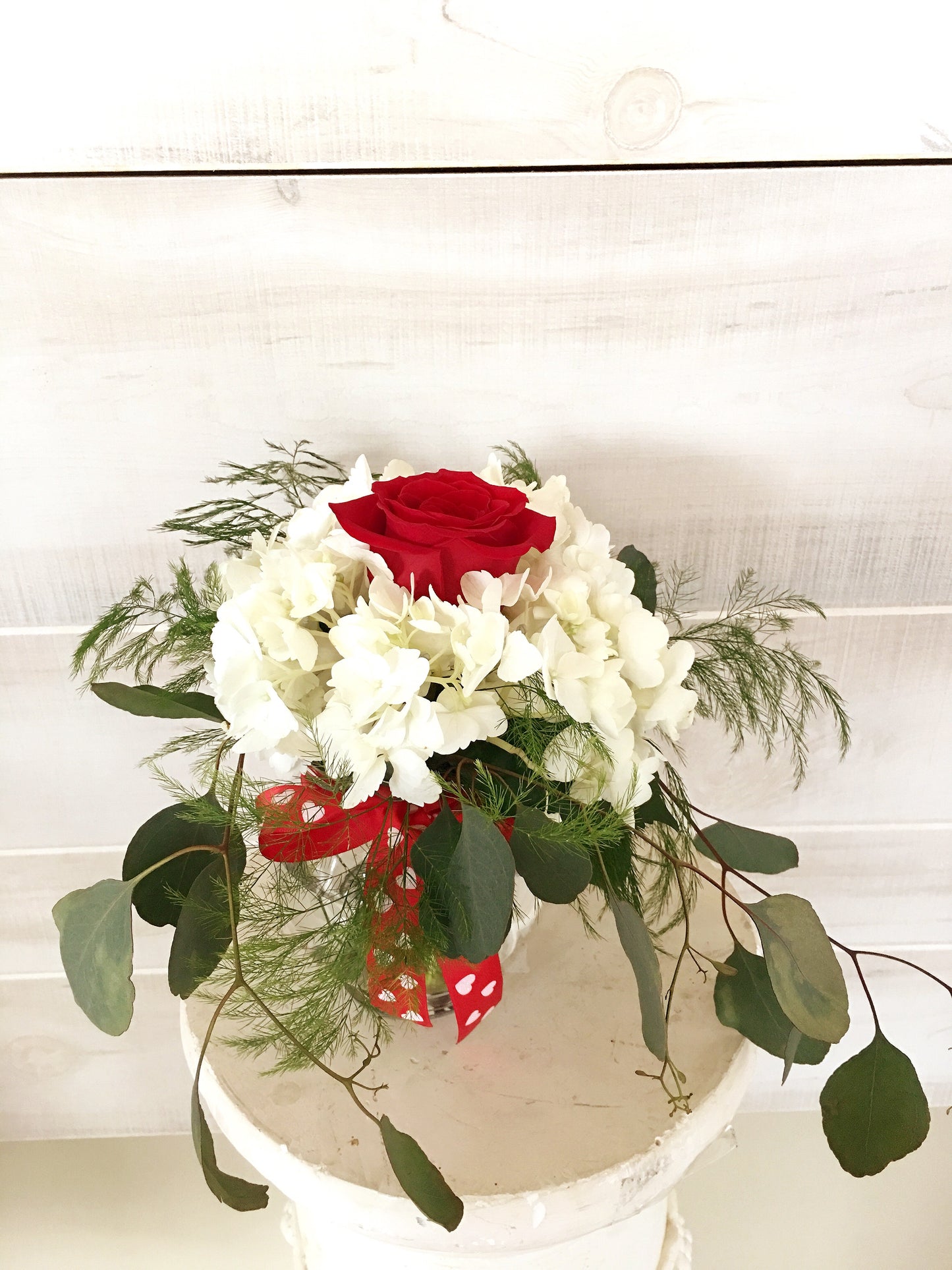 “The Cup Overfloweth” Petite Floral Bouquet