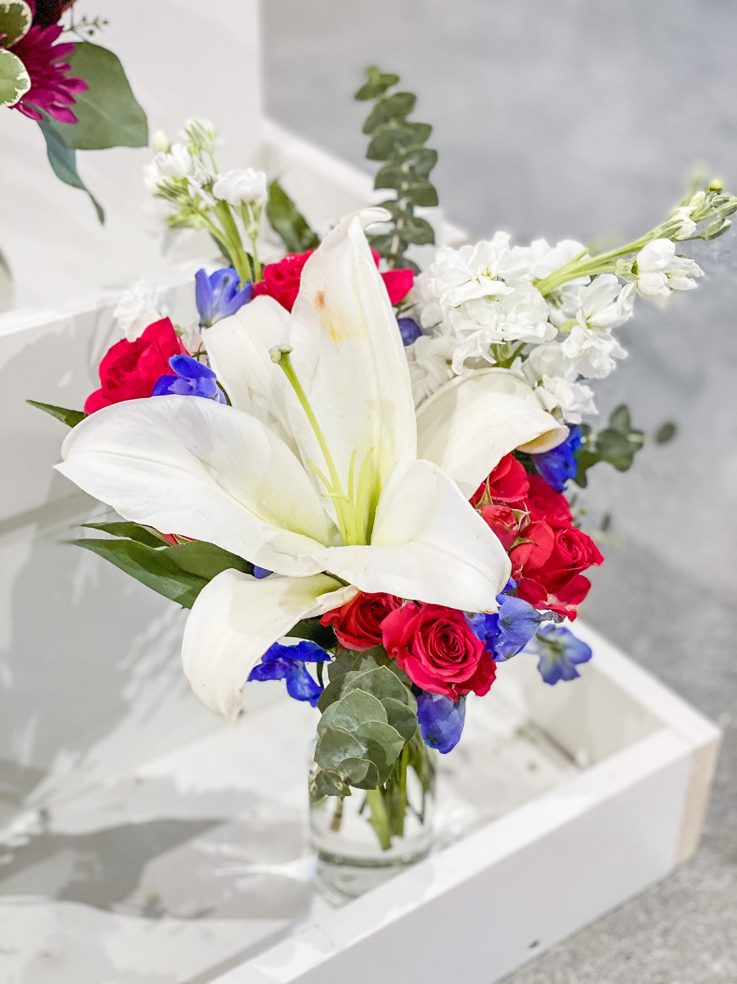 “The Cup Overfloweth” Petite Floral Bouquet