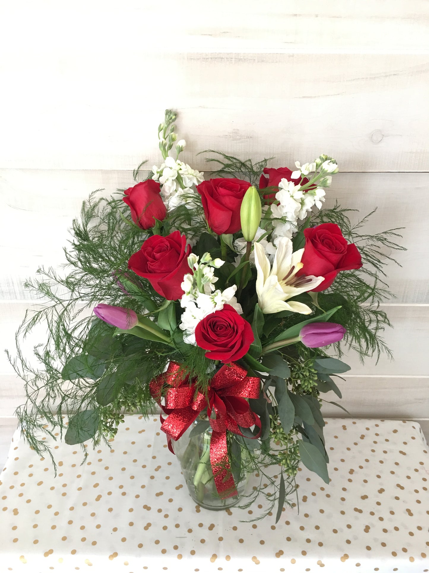 The Classic 1/2 Dz Roses Bouquet in WRAP