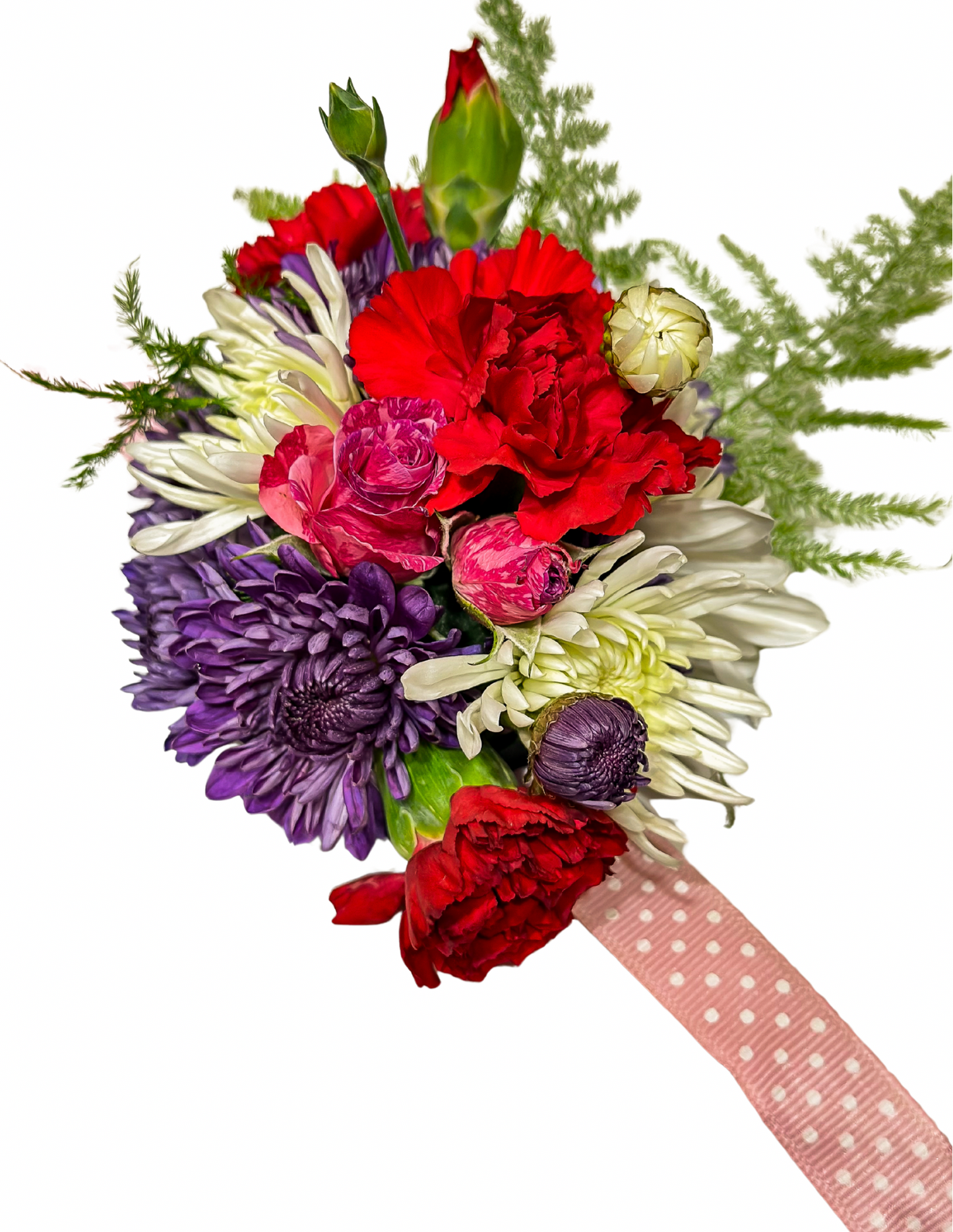 Live Floral Wrist Corsage - Slap Bracelet