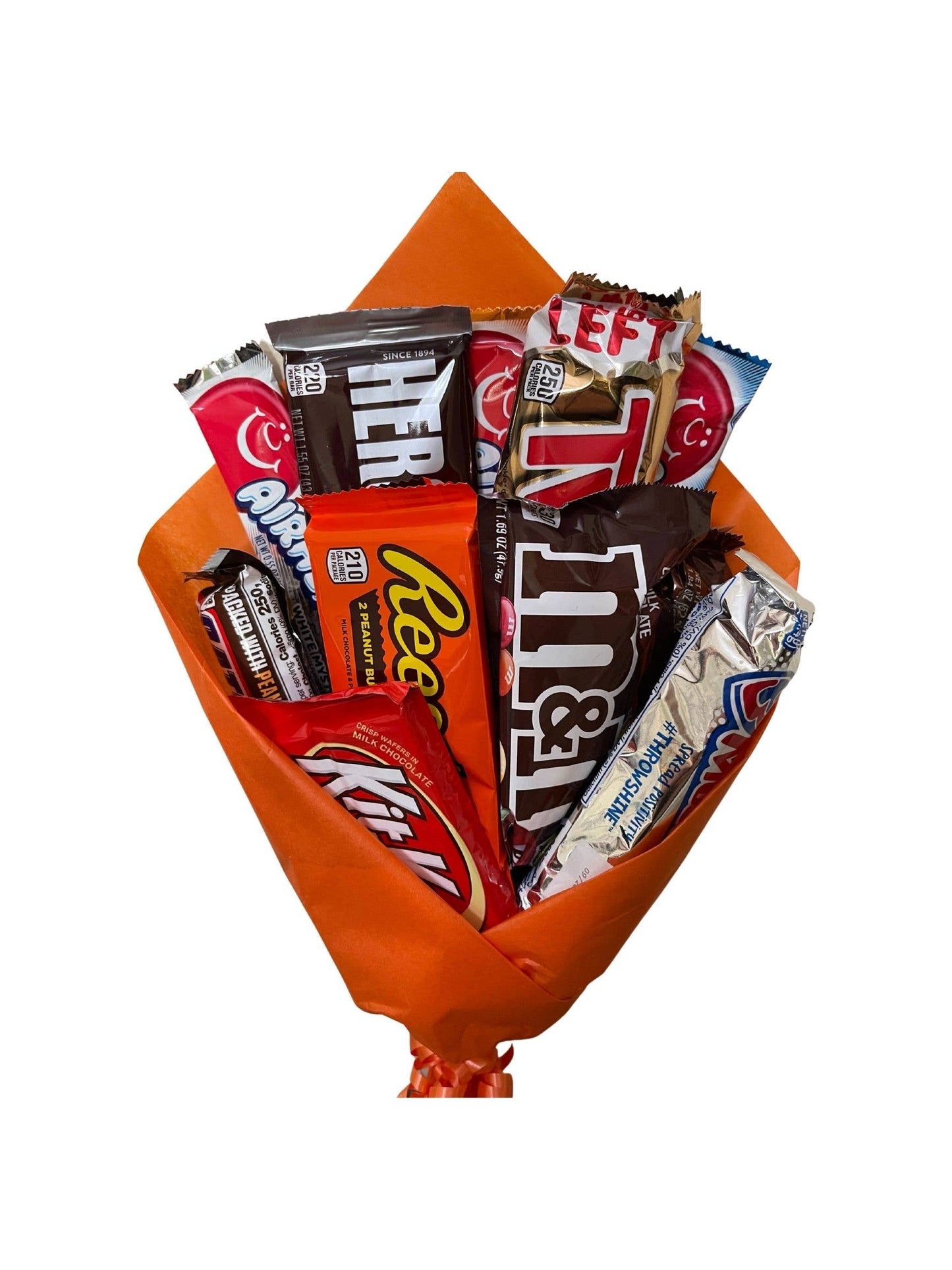 Large Chocolate Candy Bouquet (Green OR Plum Wrap)