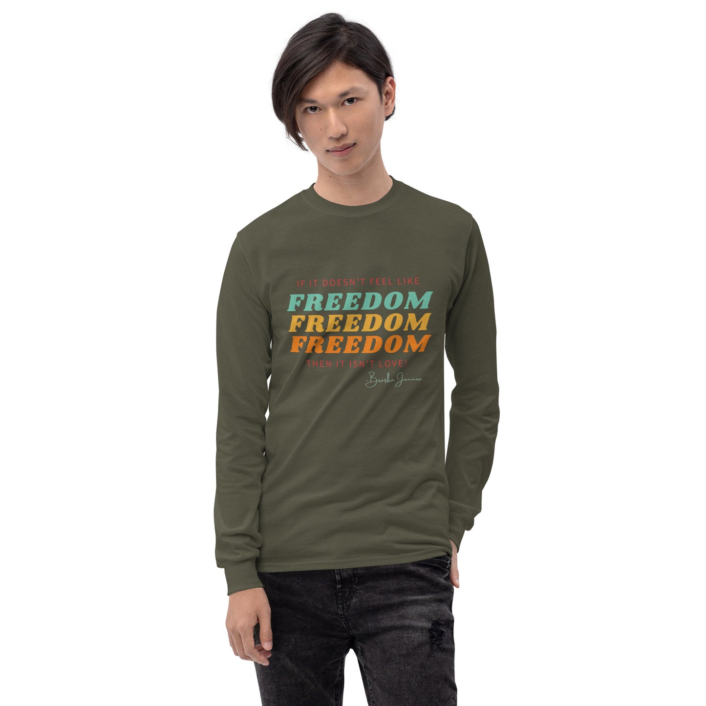 Love is Freedom Unisex Long Sleeve Shirt