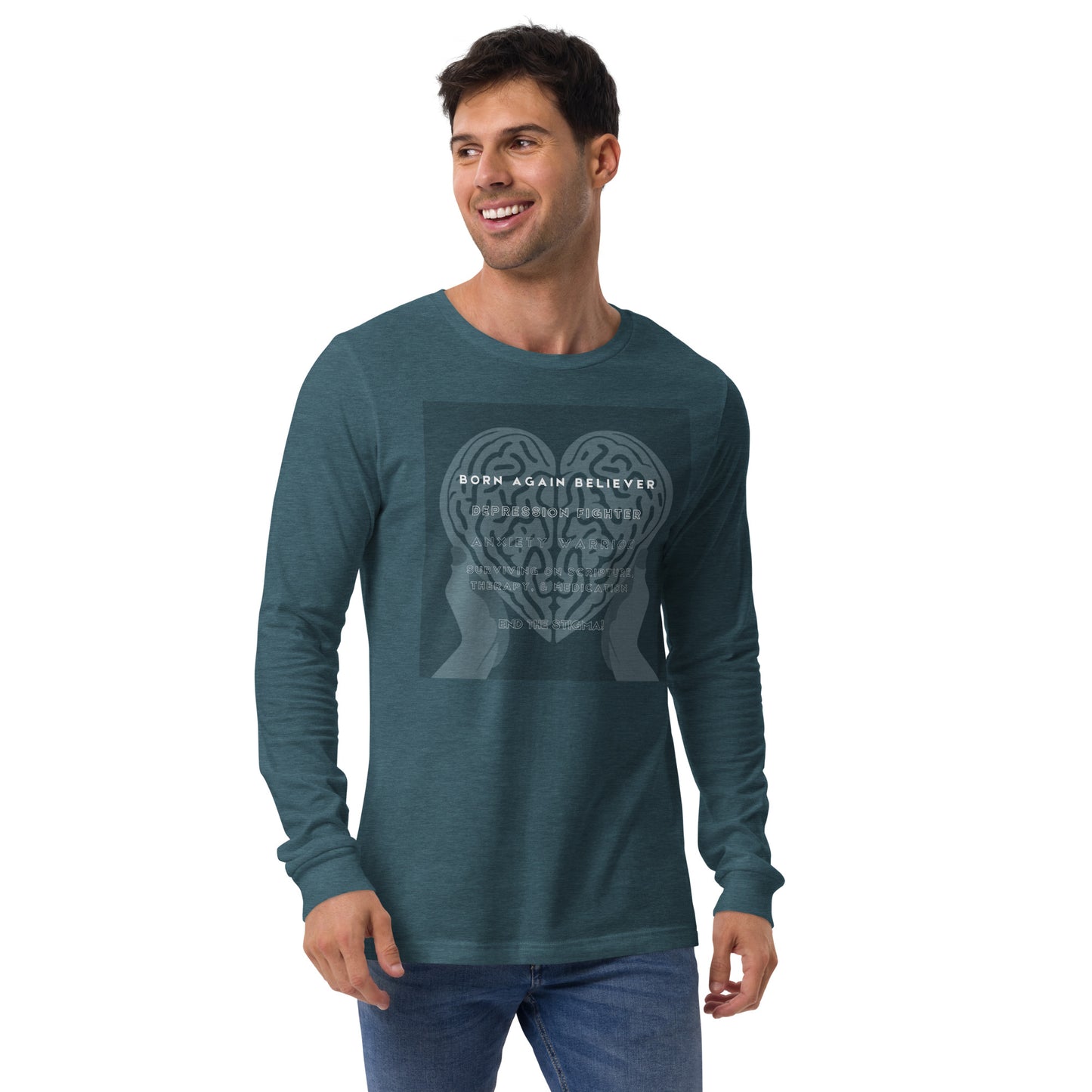 Depressed Believer Luxe Unisex Long Sleeve Tee
