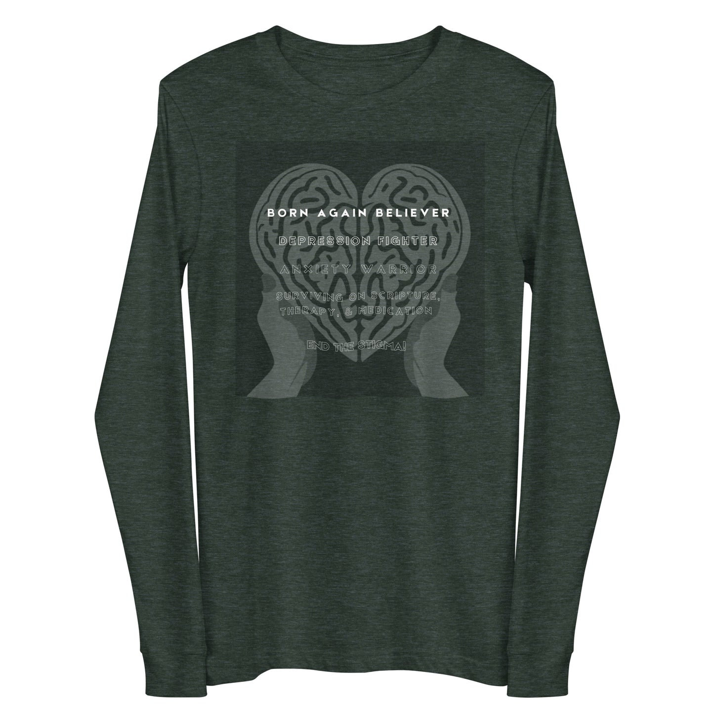 Depressed Believer Luxe Unisex Long Sleeve Tee