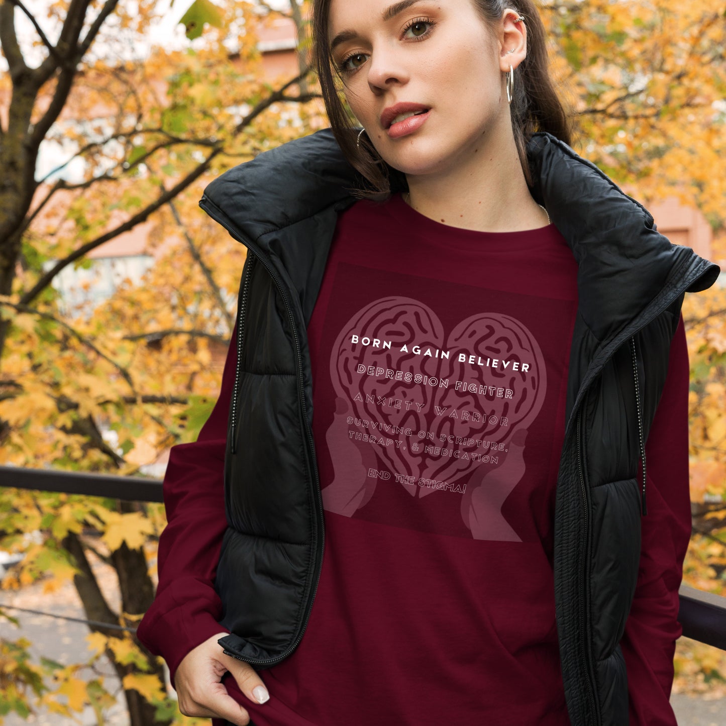 Depressed Believer Luxe Unisex Long Sleeve Tee