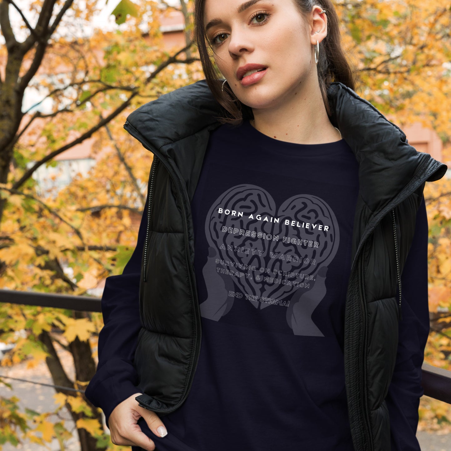 Depressed Believer Luxe Unisex Long Sleeve Tee