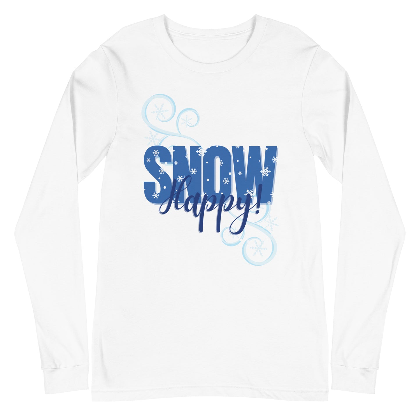 Snow Happy Unisex Premium Long Sleeve Tee