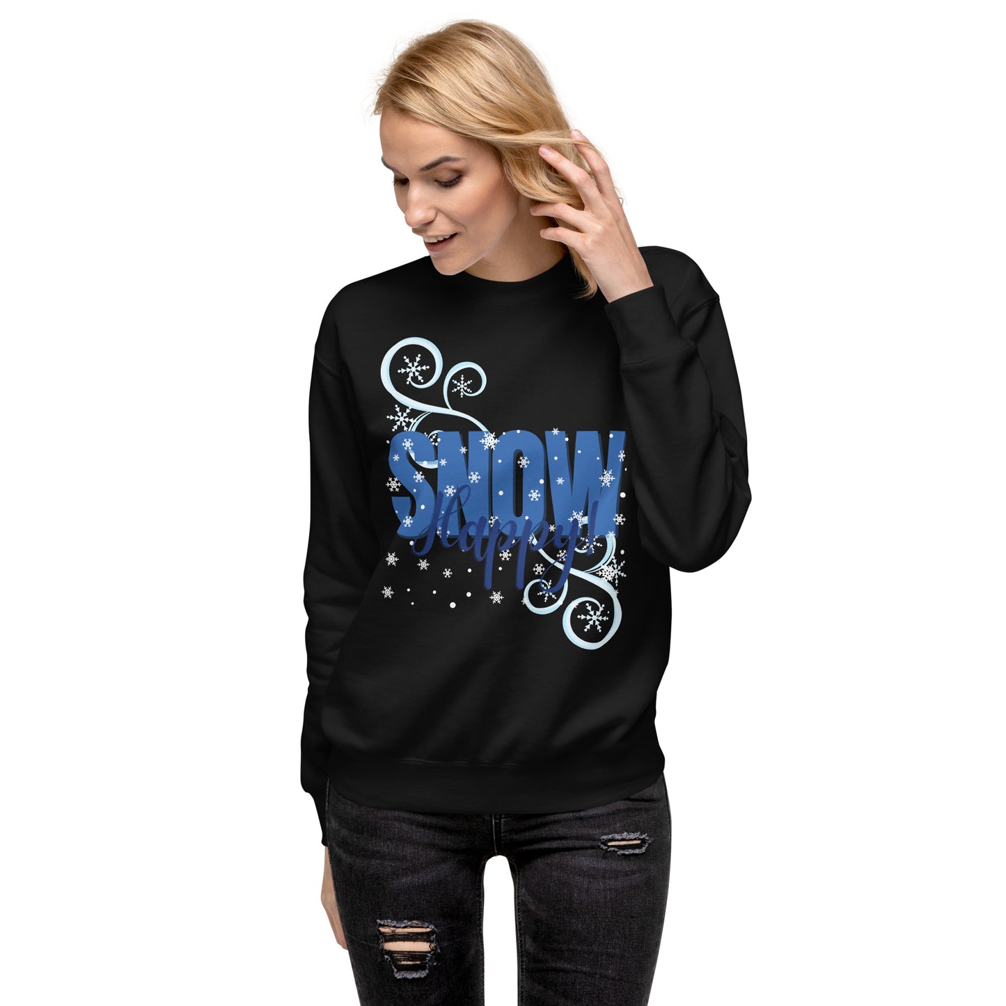 SNOW HAPPY Unisex Premium Soft Sweatshirt