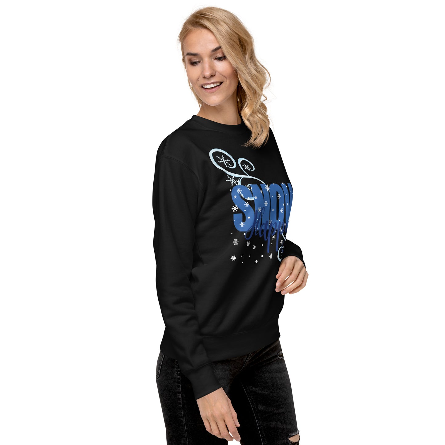 SNOW HAPPY Unisex Premium Soft Sweatshirt