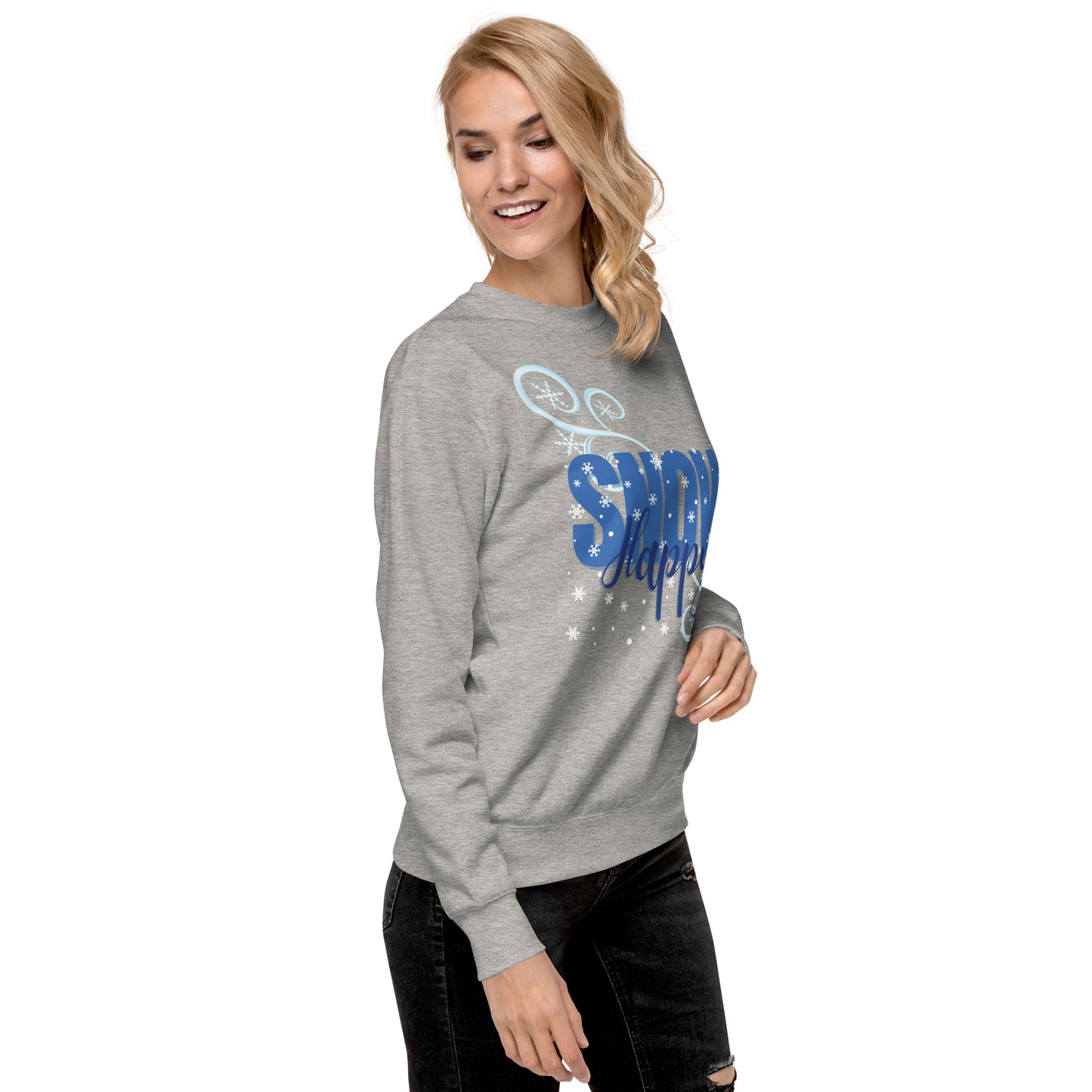 SNOW HAPPY Unisex Premium Soft Sweatshirt