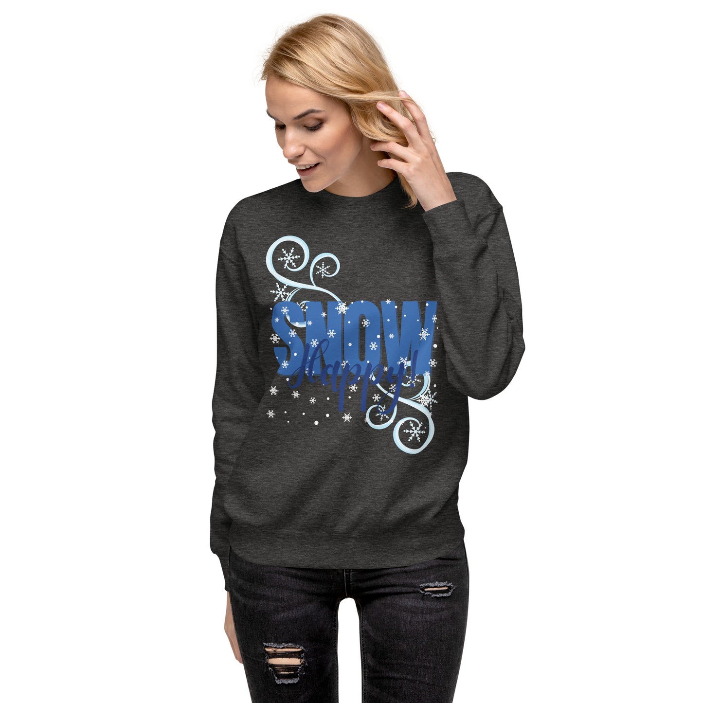 SNOW HAPPY Unisex Premium Soft Sweatshirt