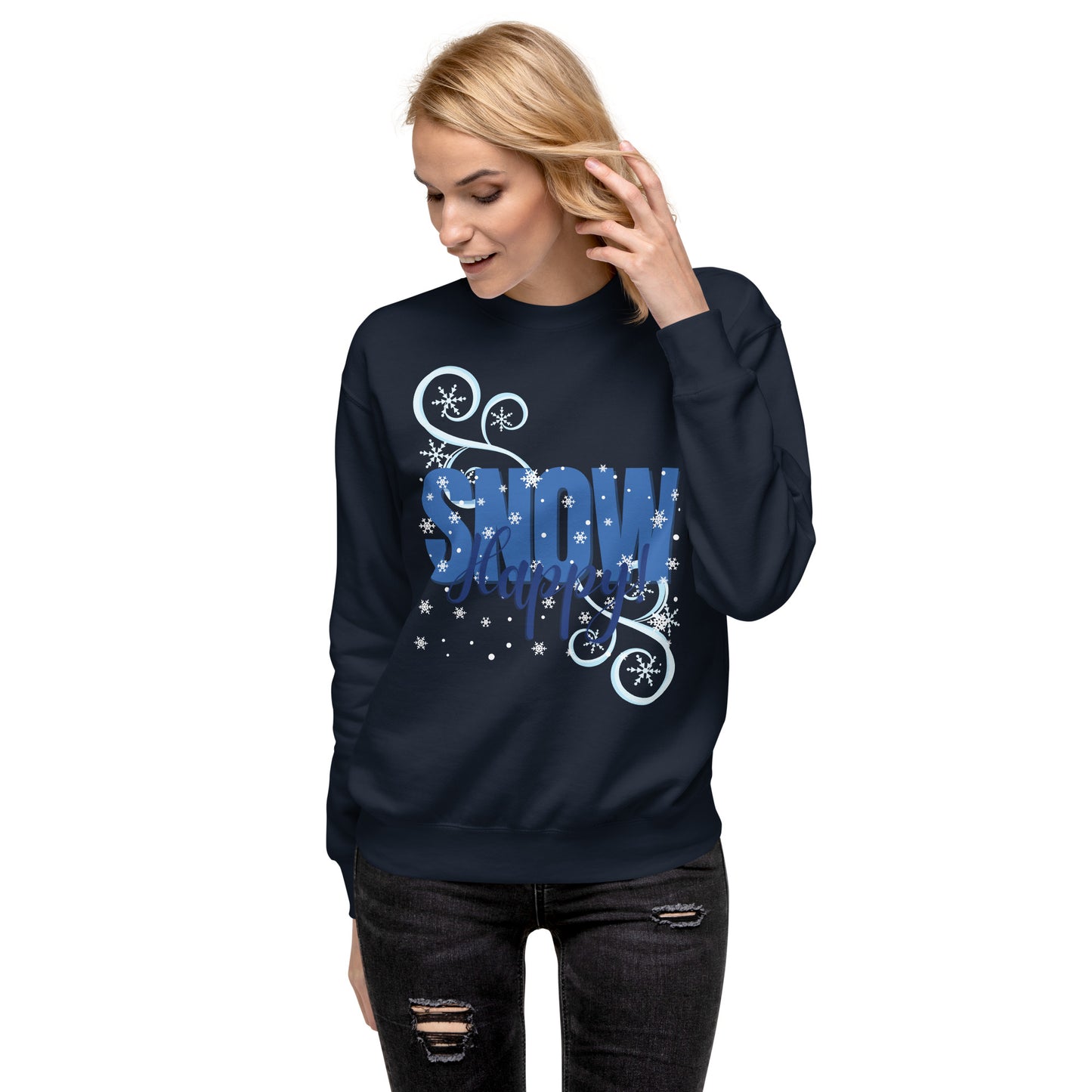 SNOW HAPPY Unisex Premium Soft Sweatshirt