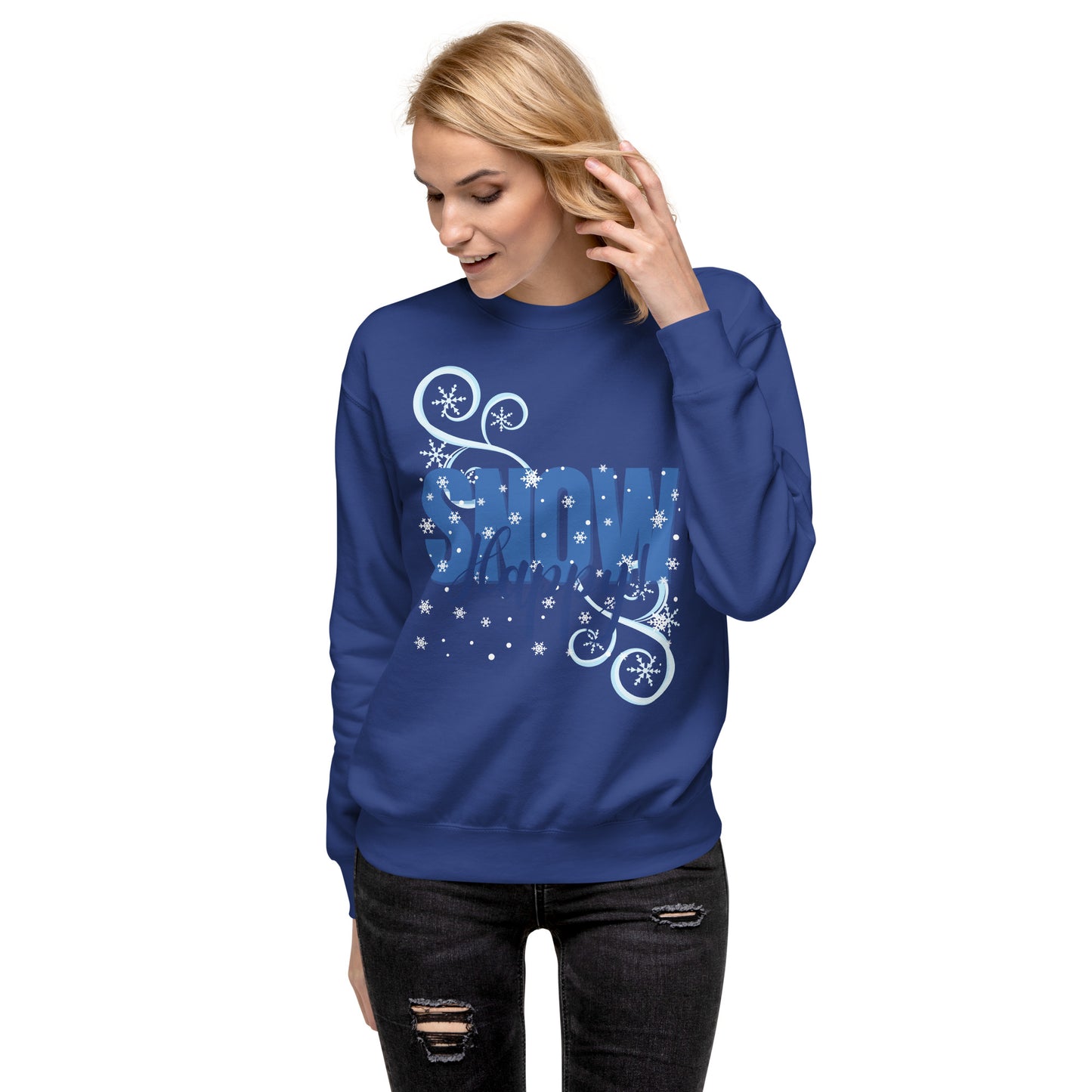SNOW HAPPY Unisex Premium Soft Sweatshirt