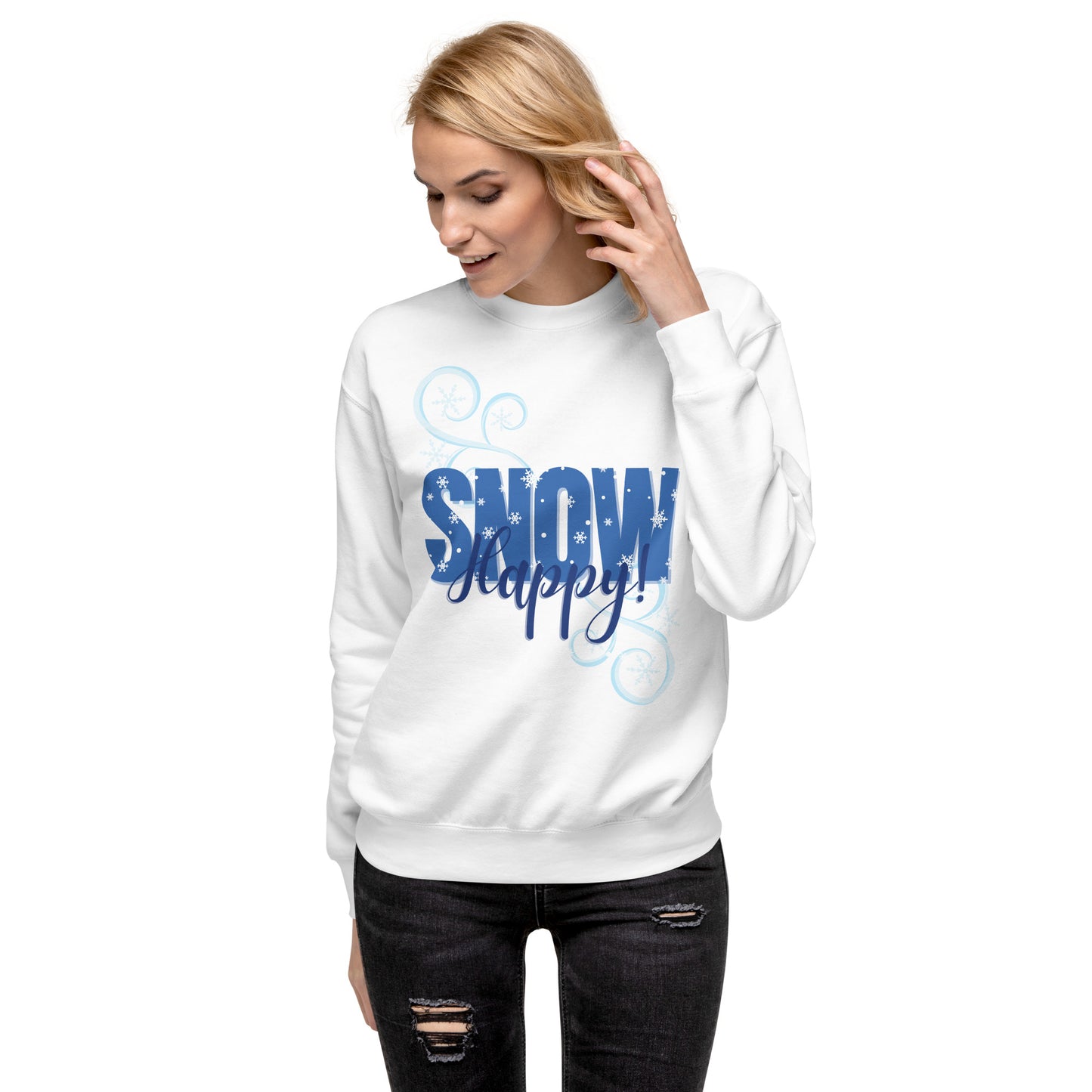 SNOW HAPPY Unisex Premium Soft Sweatshirt
