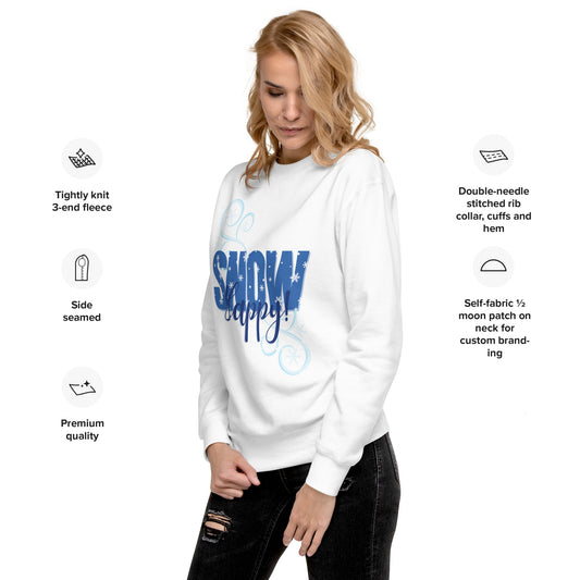 SNOW HAPPY Unisex Premium Soft Sweatshirt