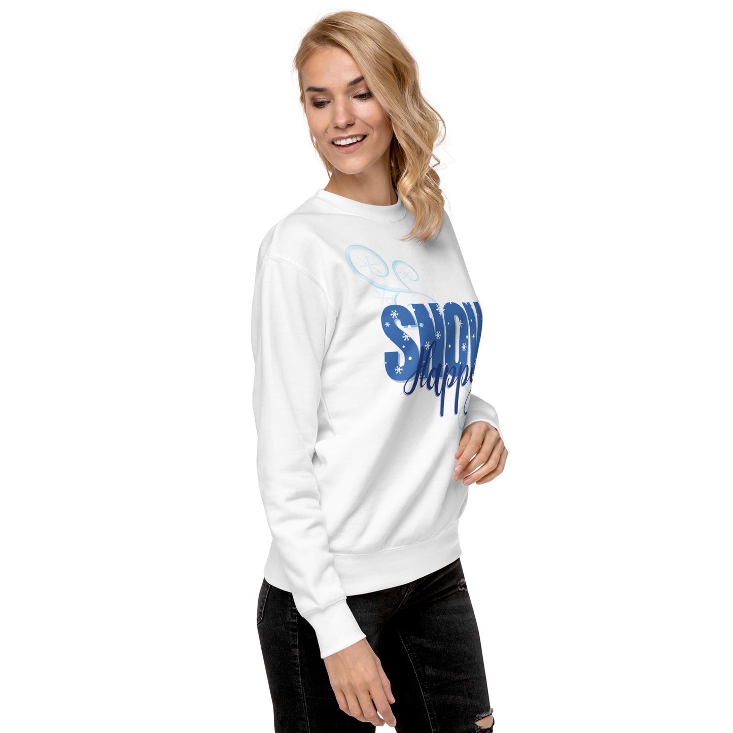 SNOW HAPPY Unisex Premium Soft Sweatshirt