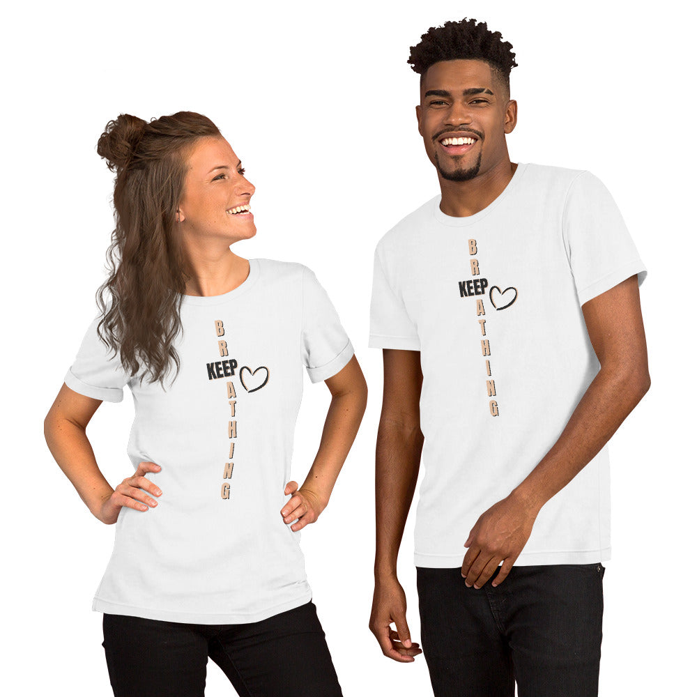 Keep Breathing B+C Soft Unisex t-shirt