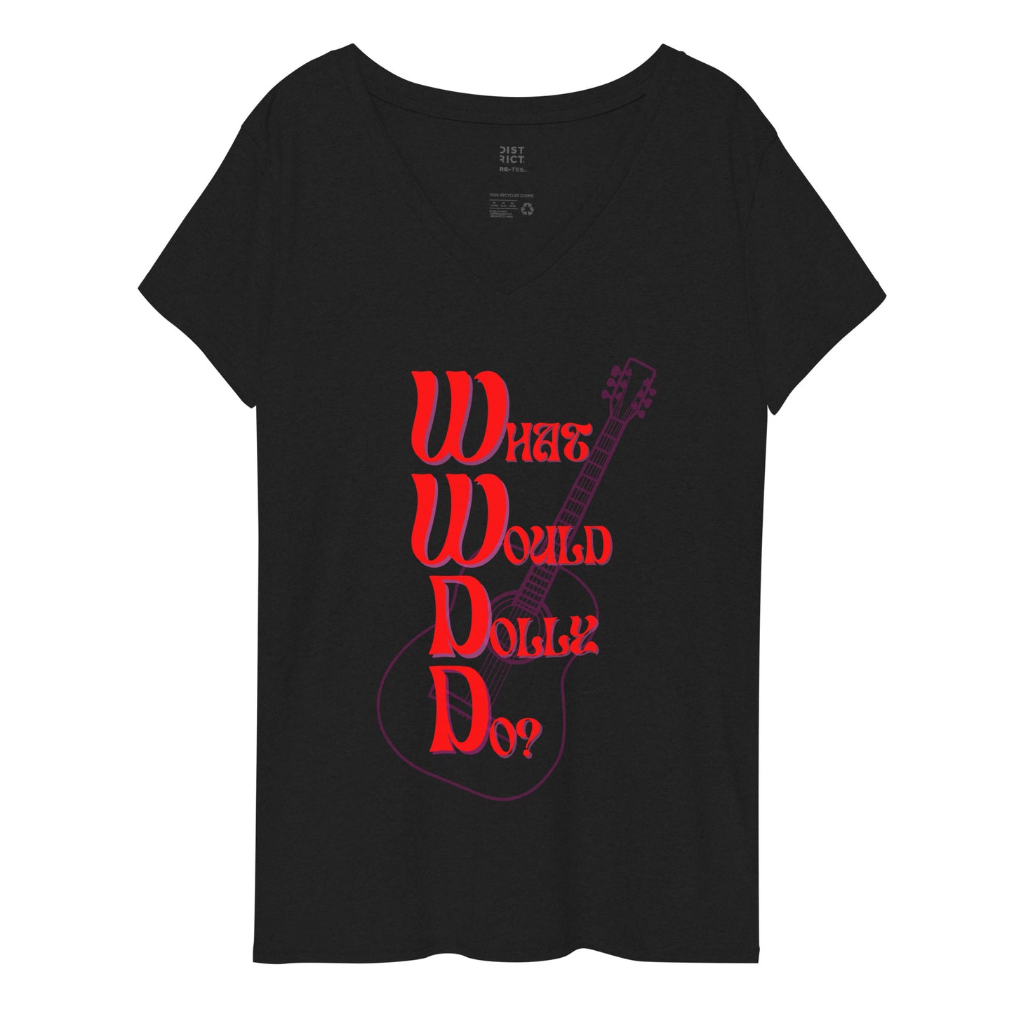 WWDD Women’s Recycled V-neck T-shirt