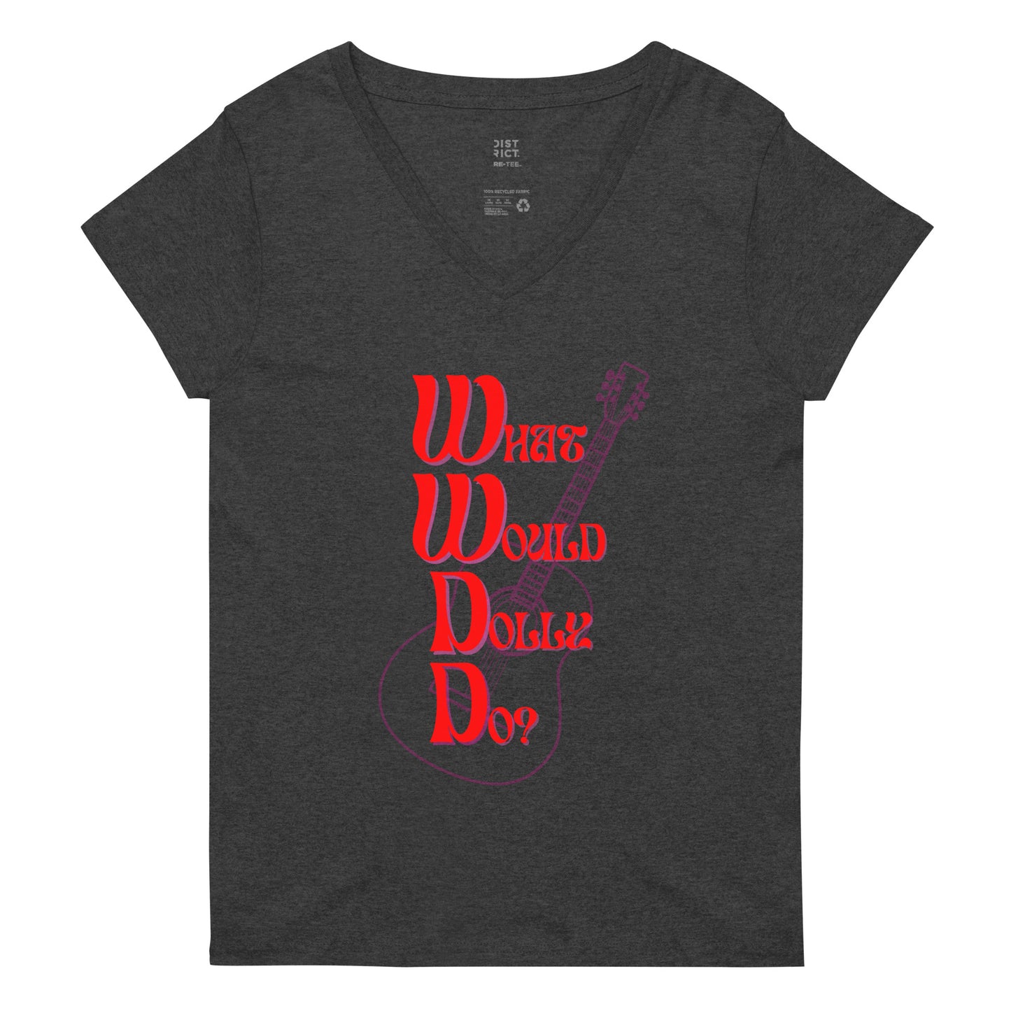 WWDD Women’s Recycled V-neck T-shirt