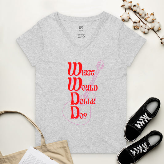 WWDD Women’s Recycled V-neck T-shirt