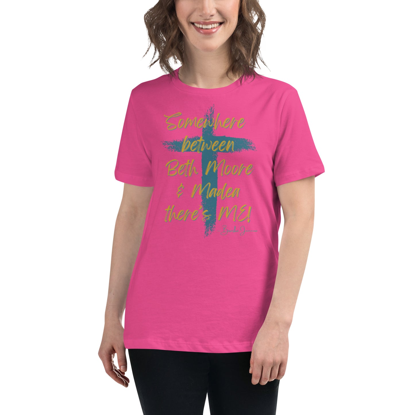 “Between” Premium Women's Relaxed T-Shirt
