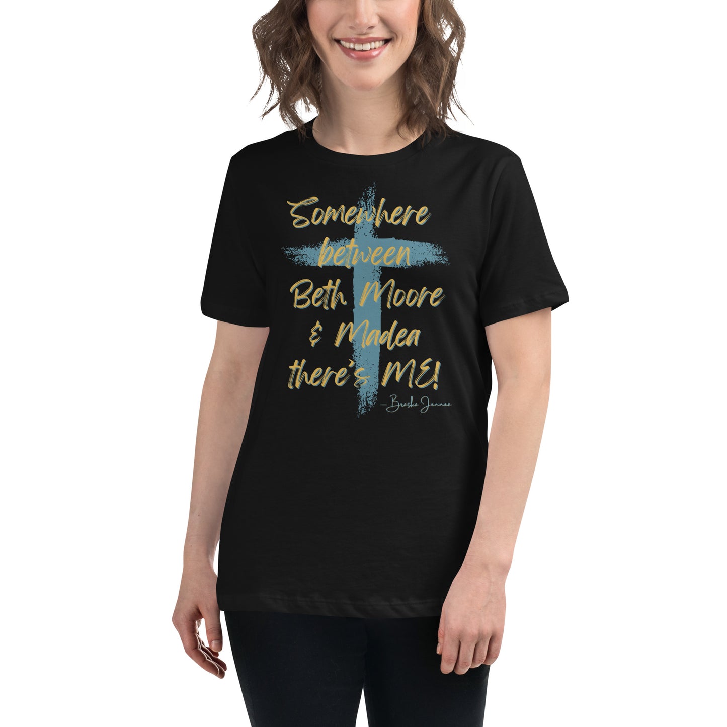 “Between” Premium Women's Relaxed T-Shirt