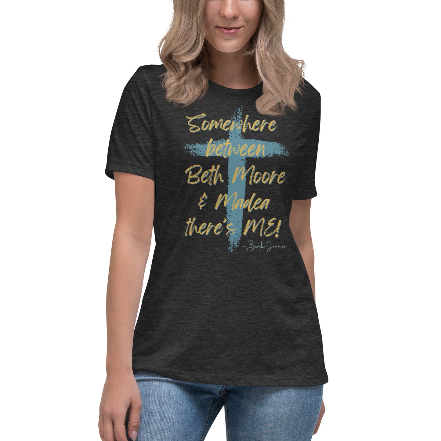 “Between” Premium Women's Relaxed T-Shirt