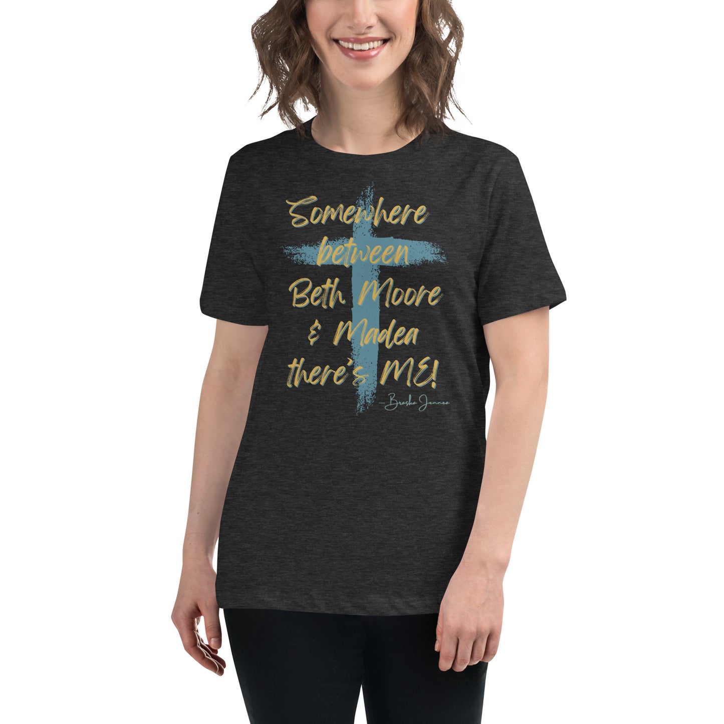 “Between” Premium Women's Relaxed T-Shirt