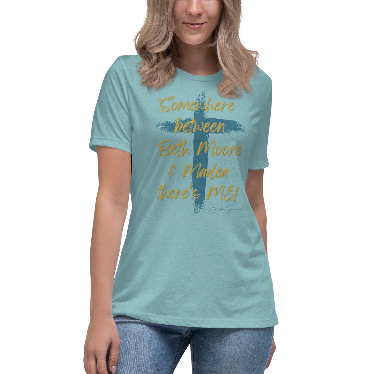 “Between” Premium Women's Relaxed T-Shirt