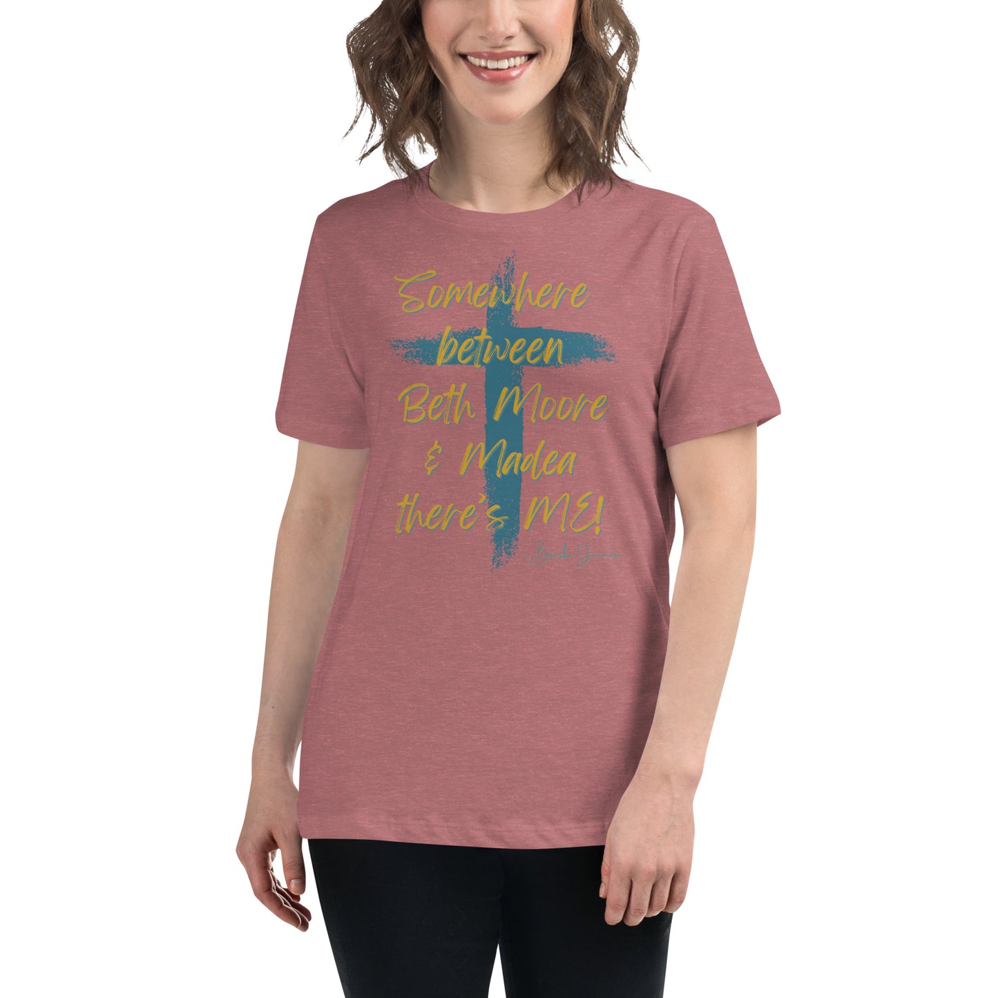 “Between” Premium Women's Relaxed T-Shirt