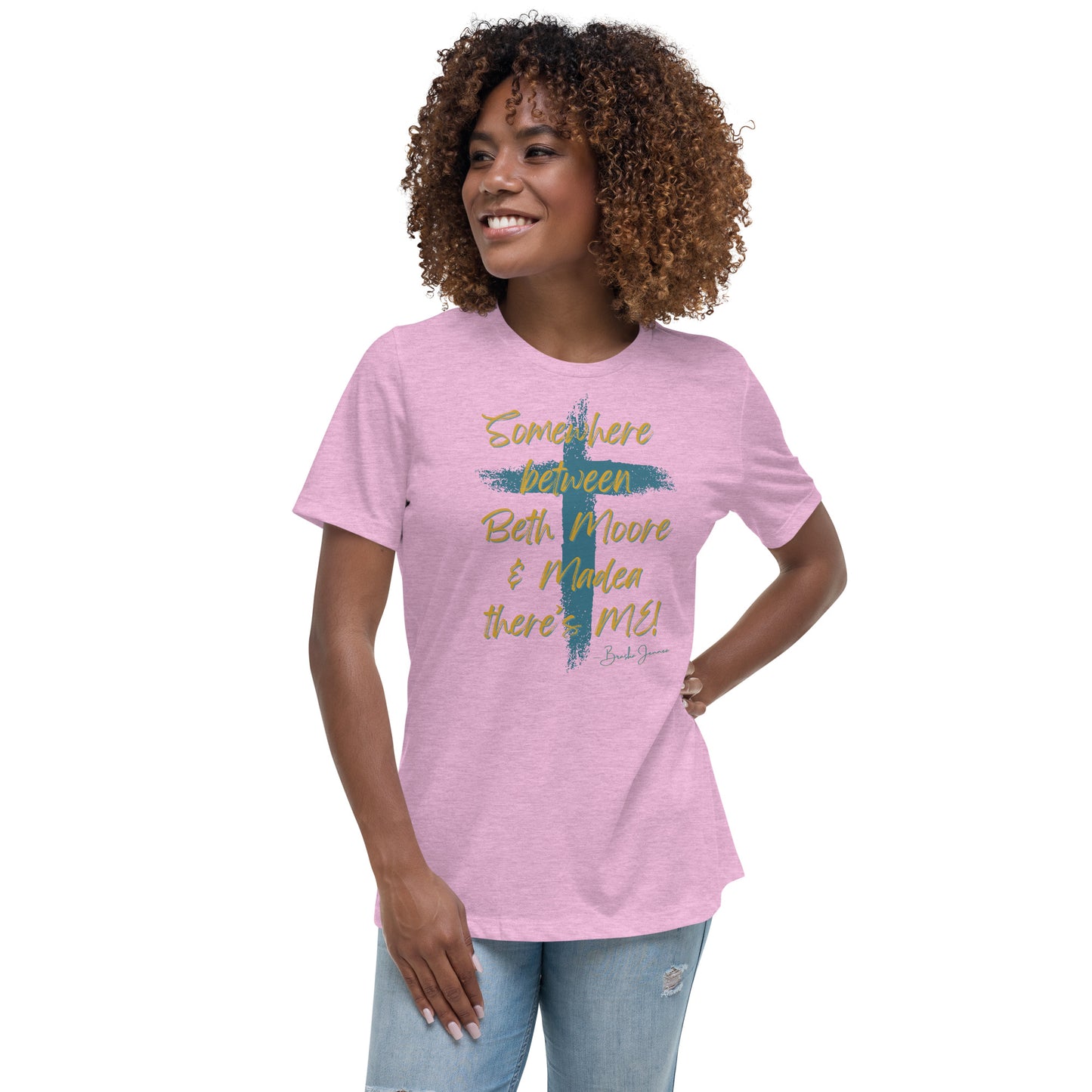 “Between” Premium Women's Relaxed T-Shirt