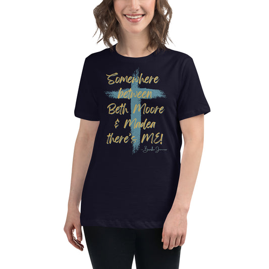 “Between” Premium Women's Relaxed T-Shirt
